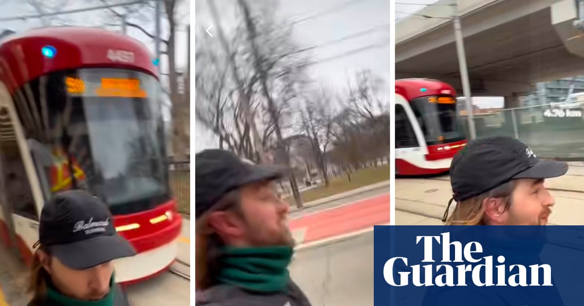 ‘I don’t like winning’: Toronto man outruns streetcars to show up sluggish transit network