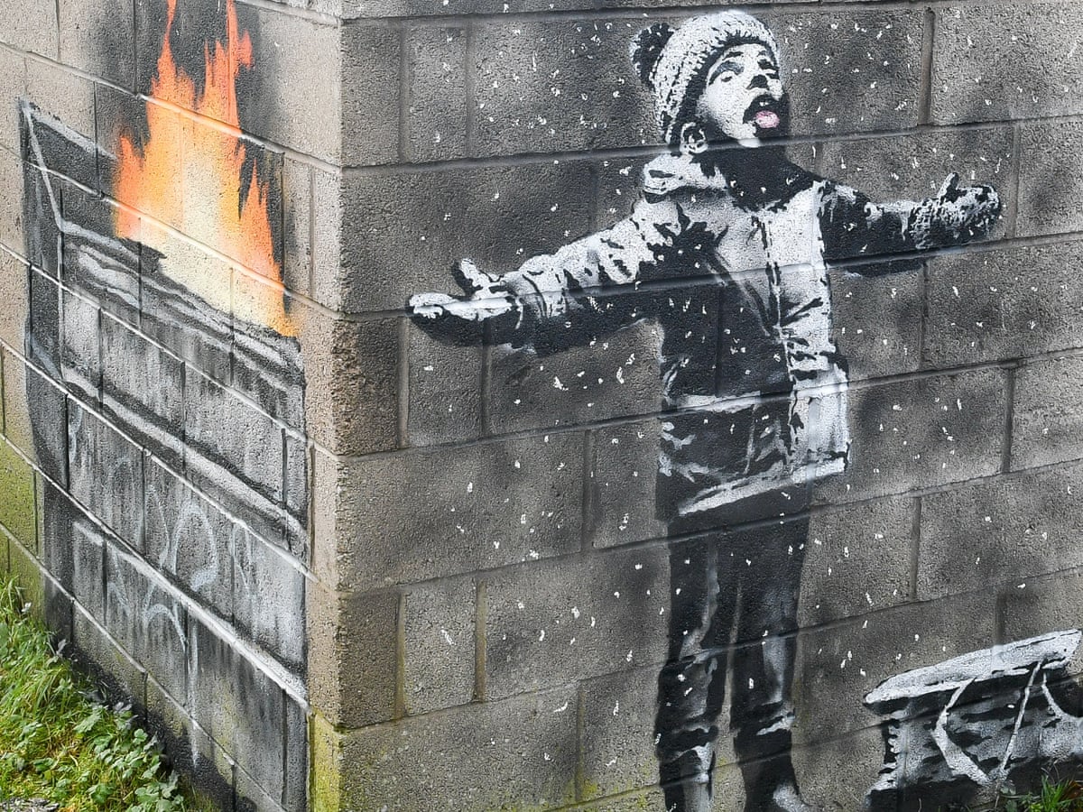 A Missed Opportunity Banksy Reopening Falls Flat In Port Talbot Banksy The Guardian