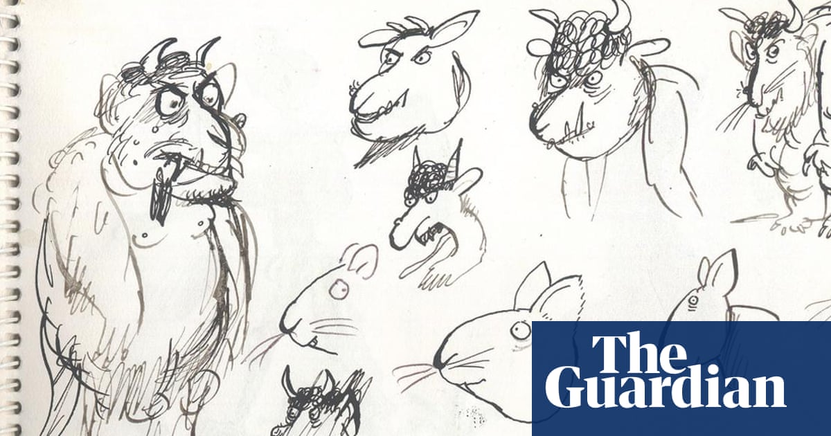 The gruffalo characters colouring pages