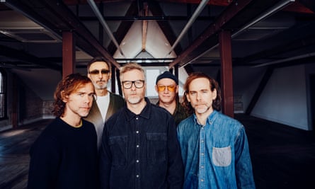 The National, from left: Aaron Dessner; Bryan Devendorf; Matt Berninger; Scott Devendorf and Bryce Dessner.