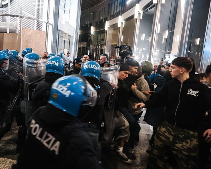 Italy poised to approve tougher security measures in response to protests – Europe live