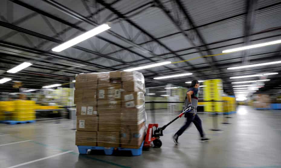 The Amazon facility in Staten Island, New York. The company is vigorously contesting its first union loss.