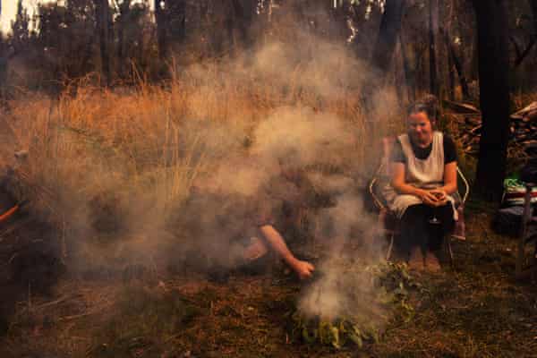 Cleansing the land. Christy Bryar returns back to her home Mallacoota 2021