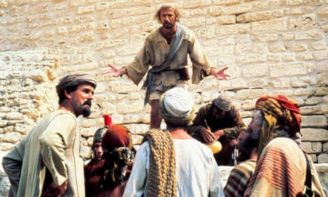 Nothing sacred … John Cleese, left, and Graham Chapman, centre, in Monty Python’s Life of Brian, 1979