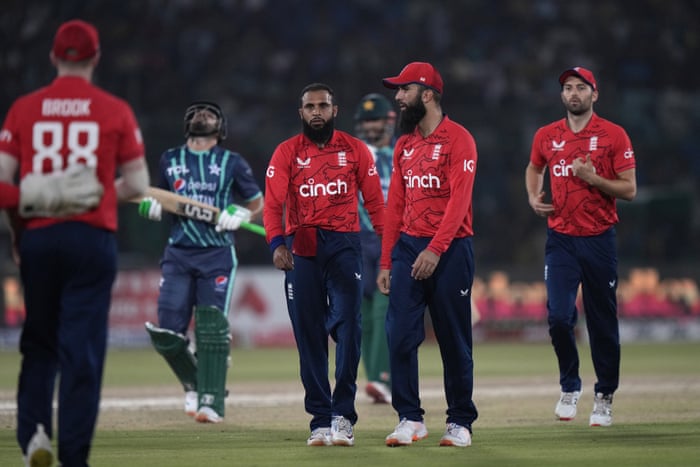 Adil Rashid does the business again for England.