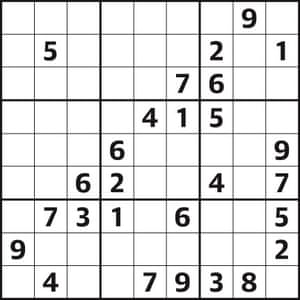 sudoku 4253 medium life and style the guardian