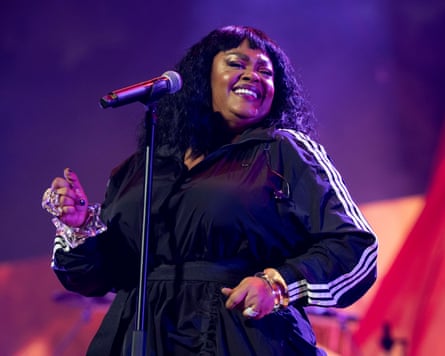 Scott on stage at the 2025 Essence festival of Culture in New Orleans, Louisiana.