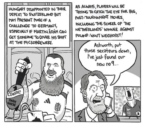 David Squires cartoon panel on Trent Alexander-Arnold, panel 5