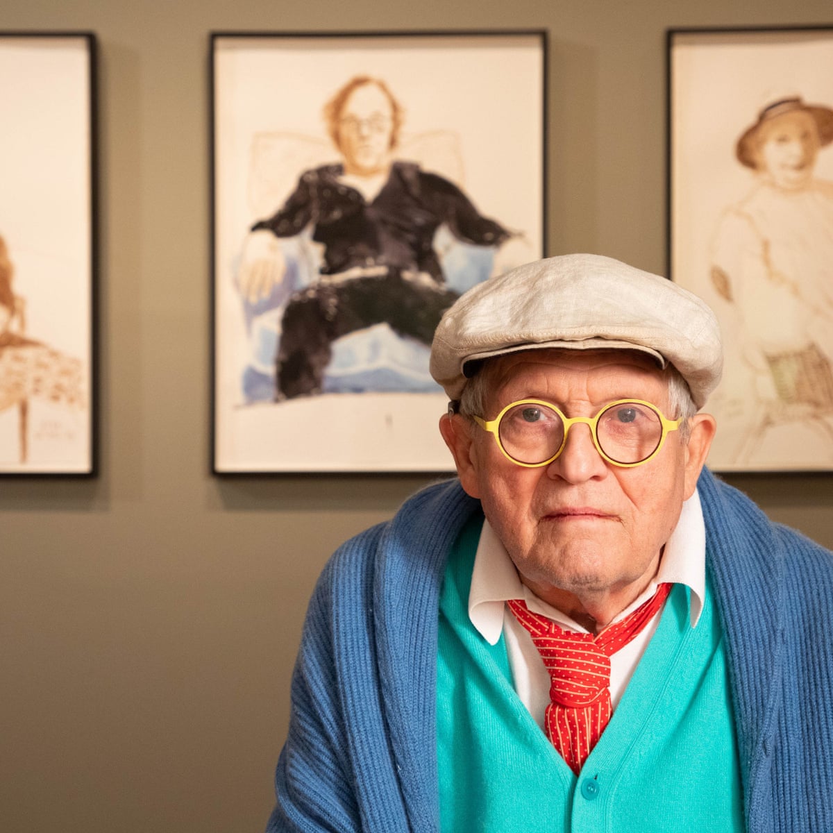 David Hockney: Drawing from Life review – stripping subjects down to their gym socks | Art | The Guardian