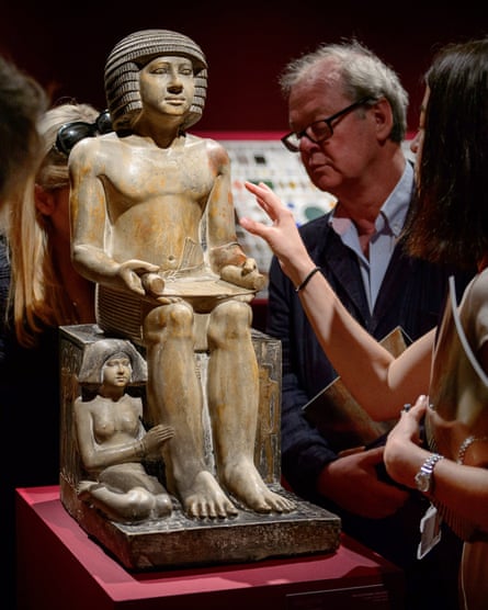 Bad deal … The Northampton Sekhemka at Christie’s auction house in London.