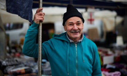 Market stall holder Ron Coltman