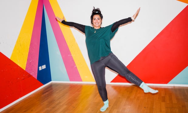 Coco Khan shows off her new moves at Frame in London