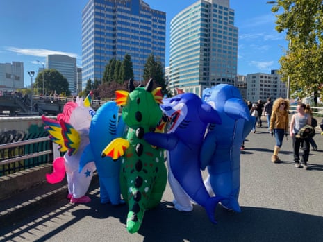 Protests Inflatable Oregon No Kings protest: millions march against Trump in nationwide day of ...