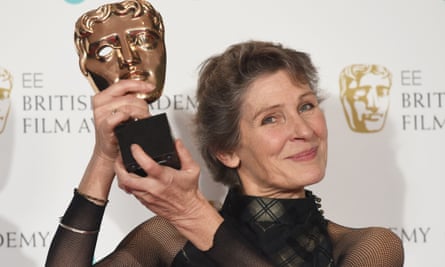 Madeline Fontaine with her shock Bafta for Jackie.