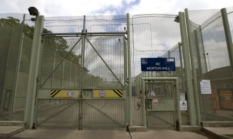 An immigration removal centre in Lincolnshire