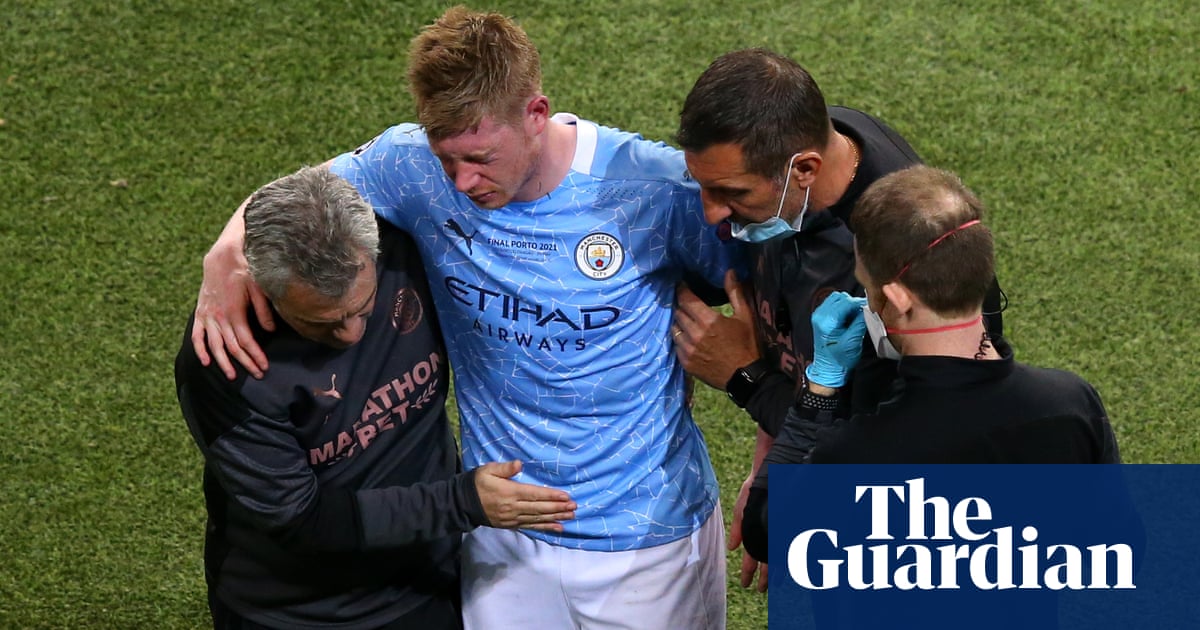 Kevin De Bruyne an injury doubt for Euro 2020 after suffering facial fractures