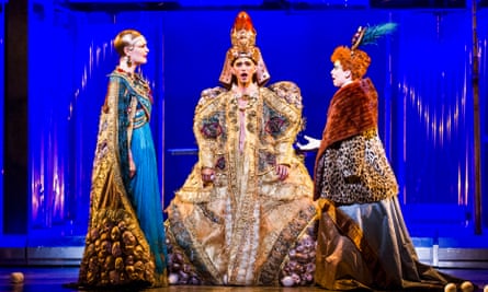Emma Carrington, Anthony Roth Costanzo and Rebecca Bottone in Philip Glass’s Akhnaten, which played to almost 16,000 audience members.