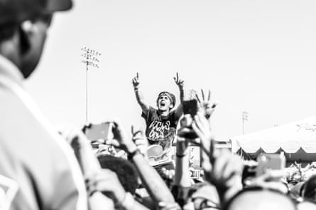A fan in the crowd at this year’s Vans Warped tour