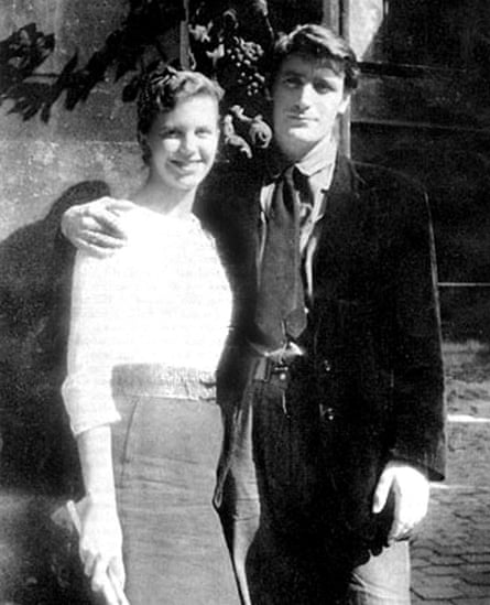 Sylvia Plath and Ted Hughes on honeymoon in Paris