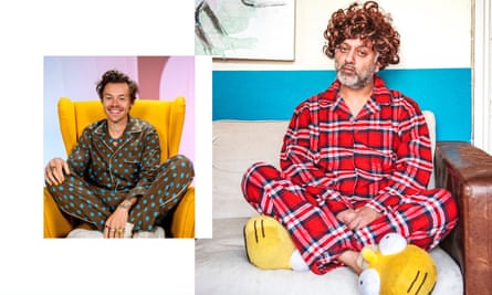 Nuit et jour... Harry Styles et Rich Pelley en pyjama
