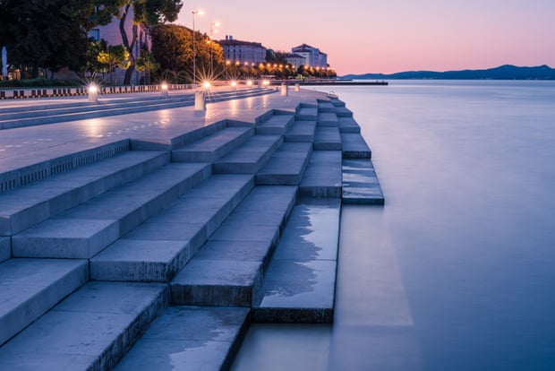 The Sea Organ installation, Zadar