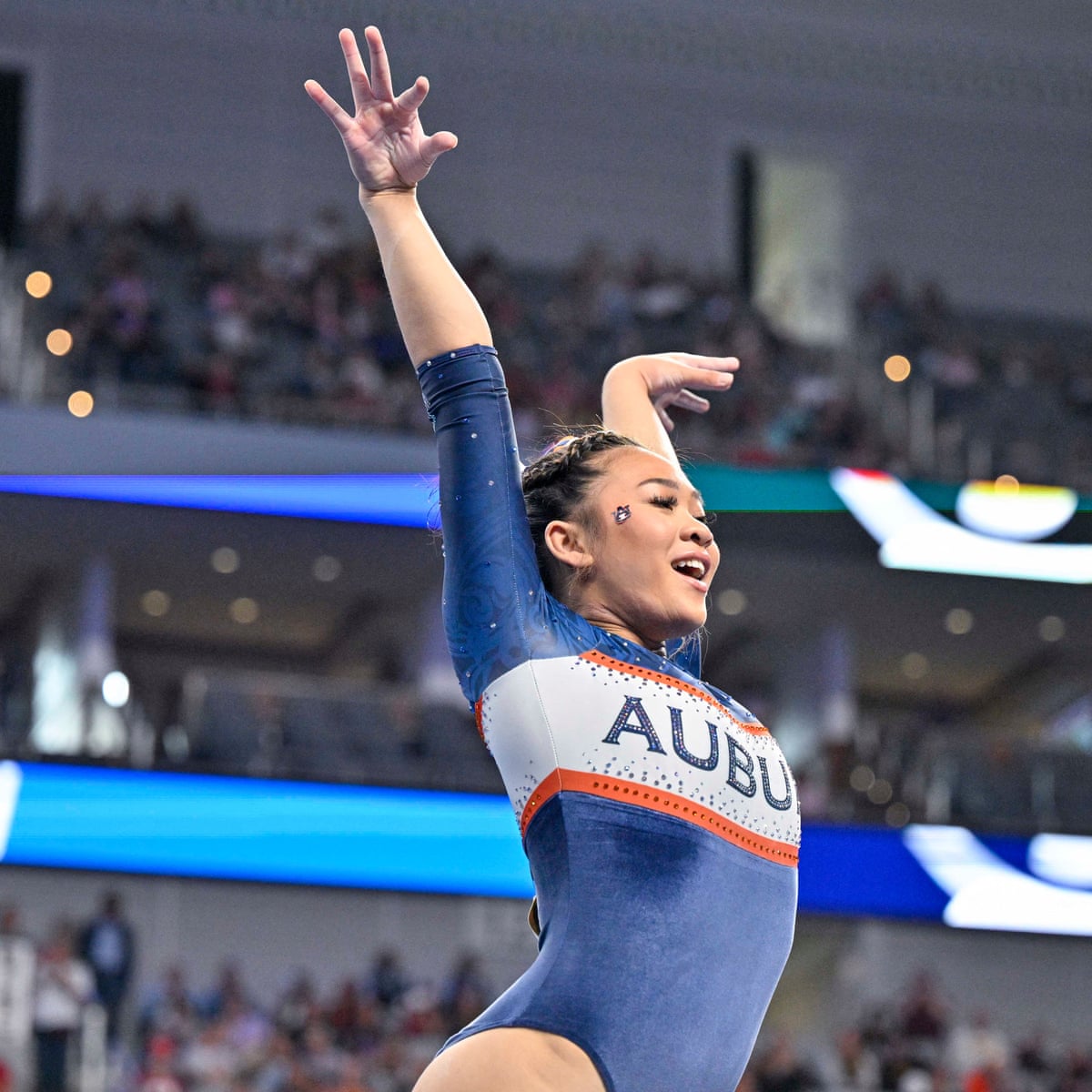 Olympic gymnastics hero Suni Lee to end Auburn career for run at Paris 2024  | Gymnastics | The Guardian