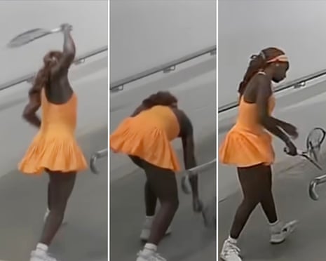 Coco Gauff unhappy after racket smashing video at Australian Open goes viral | Coco Gauff | The Guardian
