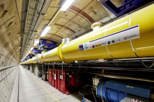 The nearly mile-long tunnel that houses world’s biggest X-ray facility near Hamburg, Germany.