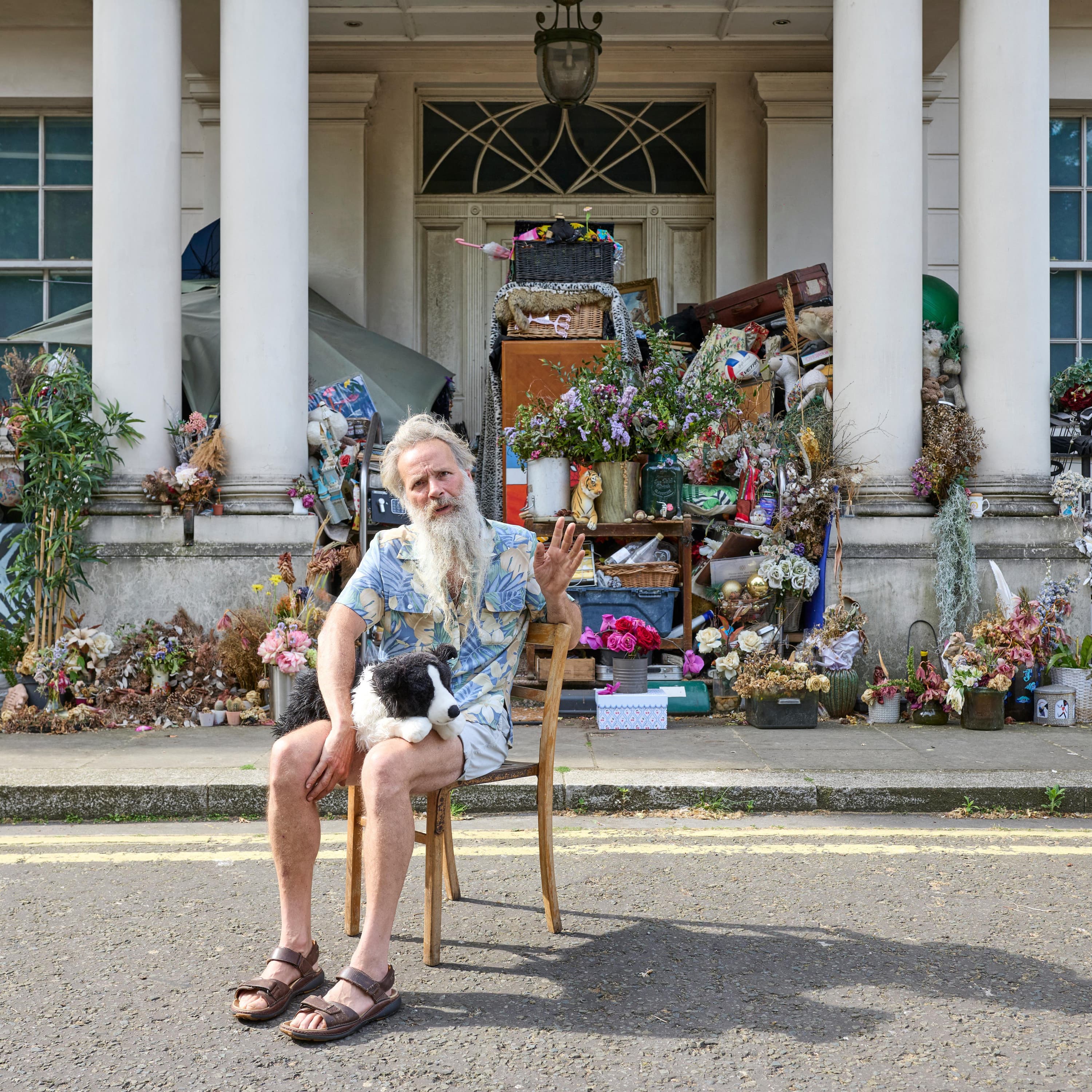 Life on the porch of an empty mansion — Today in Focus cover