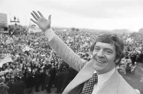Southampton manager Lawrie McMenemy amid their Cup celebrations
