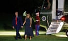 Trump visits intensify US divisions as calls for action on gun control grow - live