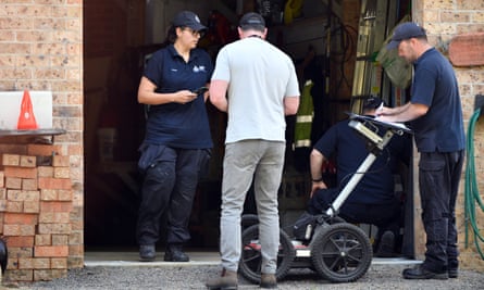 Australian federal police use ground penetrating radar in the garage of the former home of William Tyrrell’s foster grandmother in Kendall