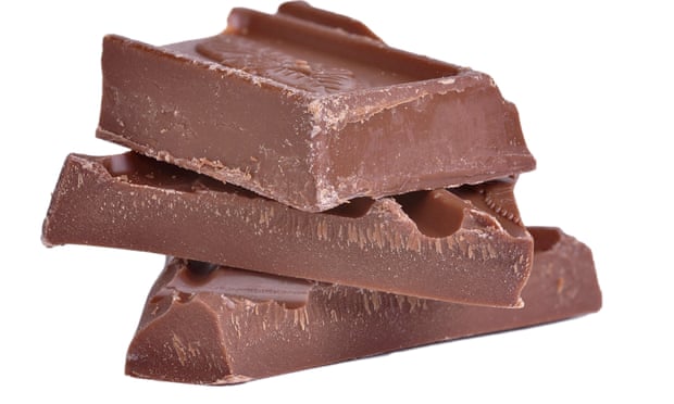 Chunks of chocolate