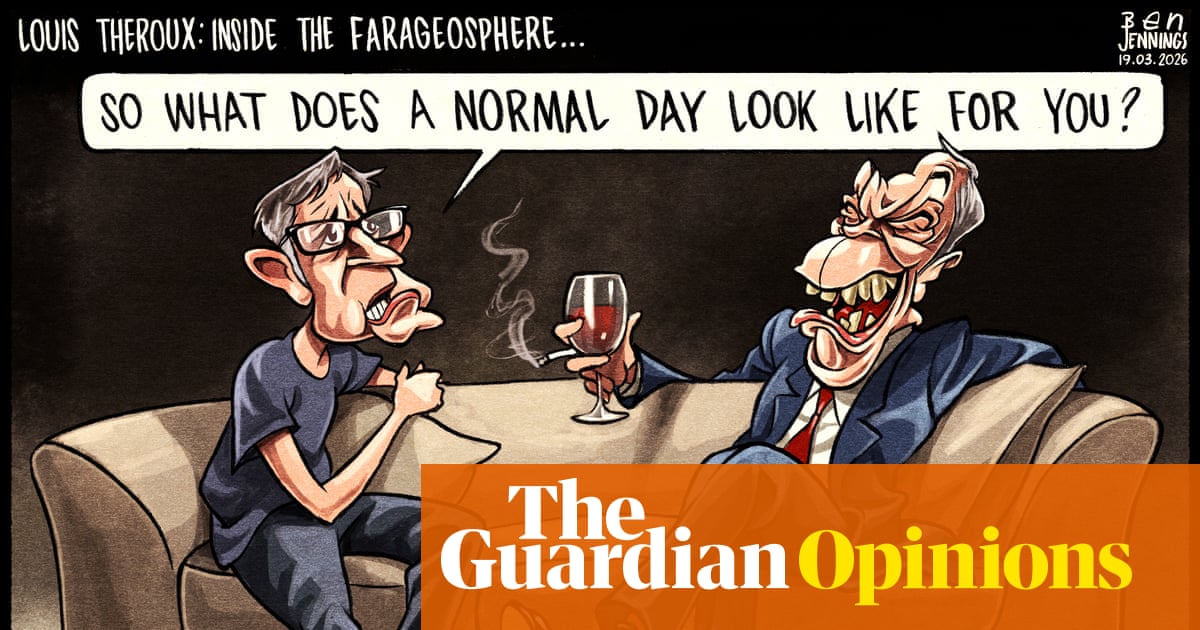 Ben Jennings on Nigel Farage’s content creation – cartoon