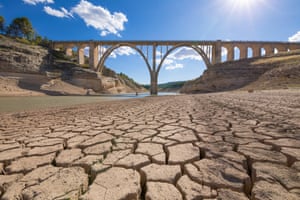 Drought conditions in Guadalajara, Spain