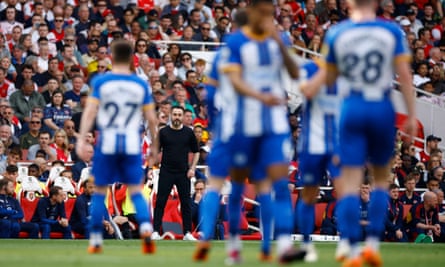 The Brighton manager, Roberto De Zerbi, expects his team to lose players to bigger clubs again this summer.