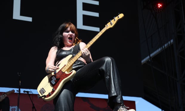 Viral star Gayle performs at the iHeartRadio festival.