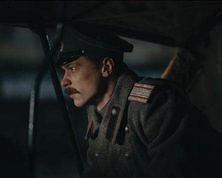 Yura Borisov as Mikhail Prokhorov in Chronicles of the Russian Revolution.