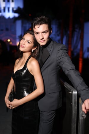 Olivia Rodrigo and Louis Partridge at the VF party