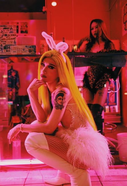 Local drag queen Honey Ji Mesula