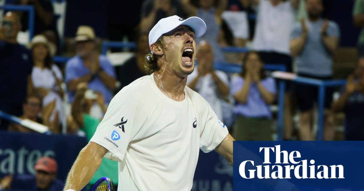 Alex de Minaur saves three match points before roaring back to win Washington title