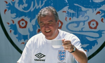 Terry Venables at an England training session at Bisham Abbey, Berkshire, in 1996.