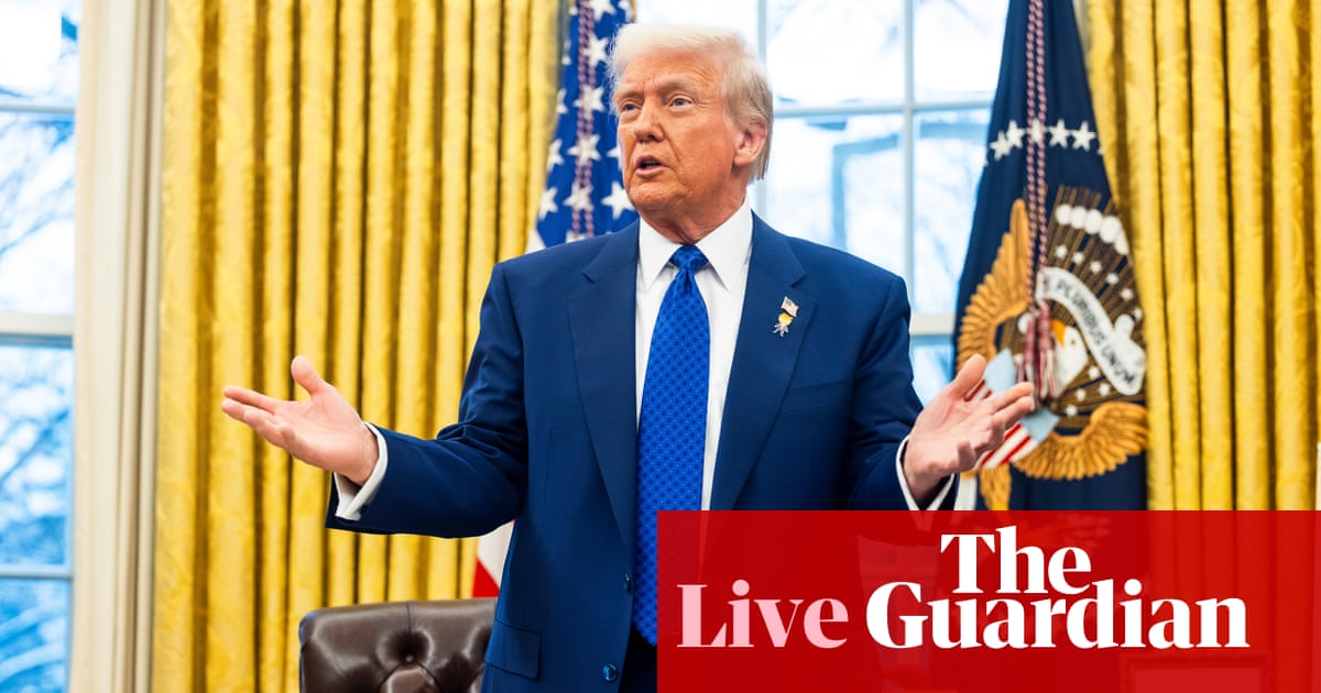 Trump says ‘I’m OK with’ Russian president Putin’s demand to keep Ukraine out of Nato – as it happened