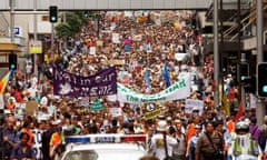 Anti war protesters in Sydney