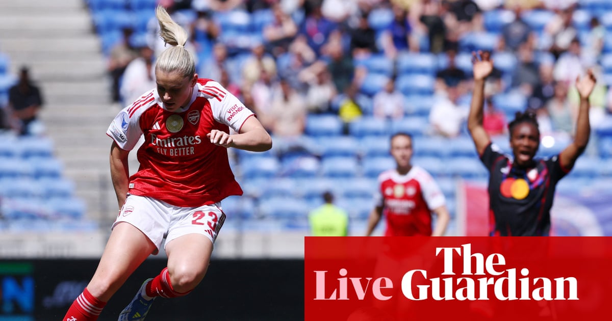 OL Lyonnes v Arsenal: Women’s Champions League semi-final, second leg – live