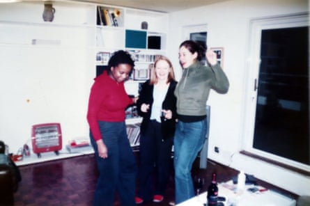 Patricia, Tracy and Zerlina in their 20s.