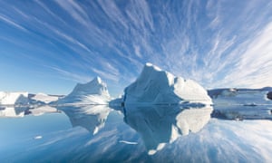 Icebergs in Scoresby Sund, Greenland