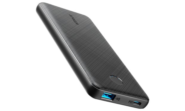 The PowerCore Slim 10000 PD portable power bank.