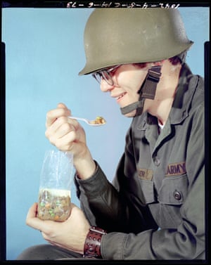 Better Food for Our Fighting Men, freeze-dried, rehydrated food in plastic bag (as eaten by GI), 1973. Archival images from the US Army’s Natick Soldier Research, Development and Engineering Center, with a mission to improve the lives and diets of American soldiers