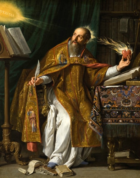 Saint Augustine painted by Philippe de Champaigne in the 17th century.